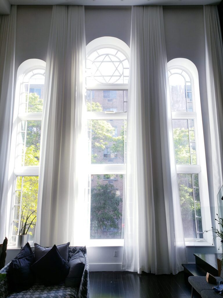 Greenwich Village Curtain installation and Fabrication